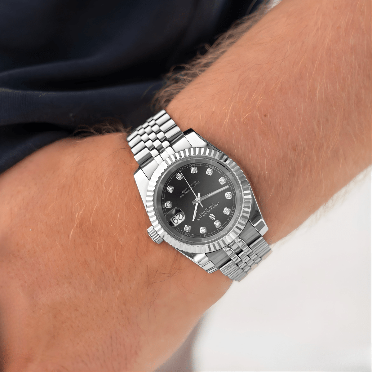 NeoLux Datejust Black Diamond