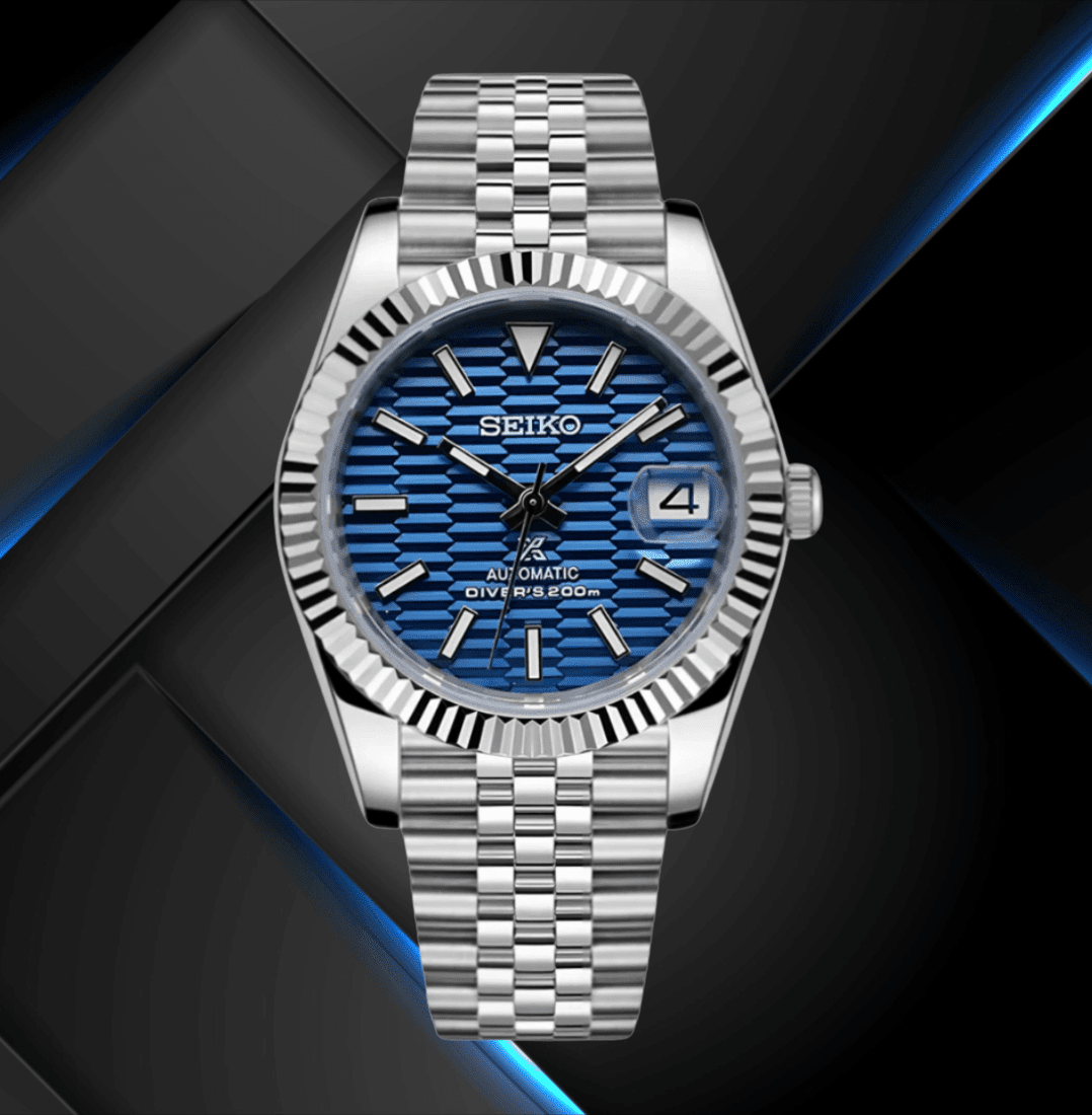 NeoLux Datejust Blue Motif