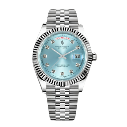 NeoLux Day-Date Sky Blue Gem
