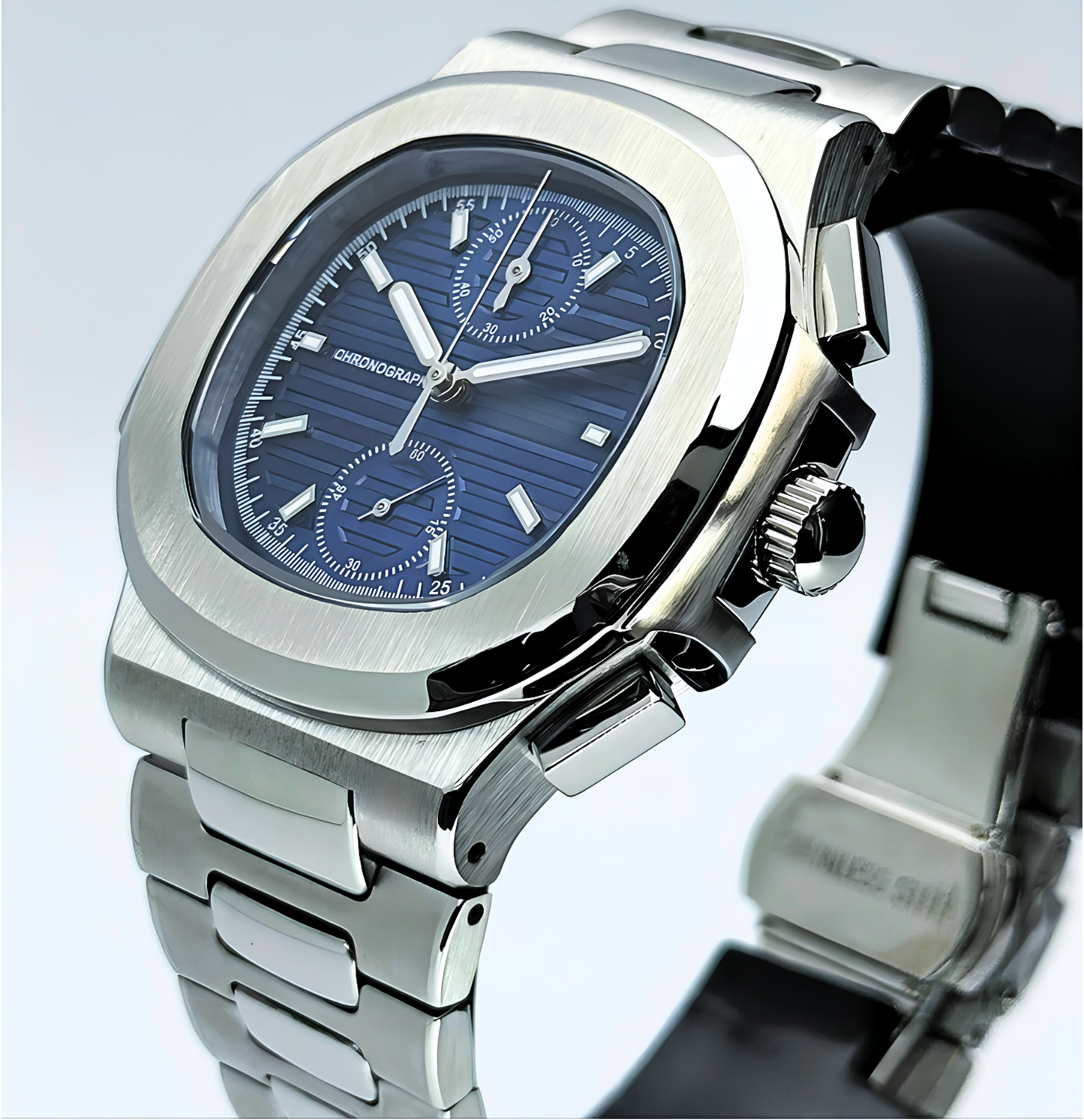 NeoLux Nautilus Chronograph Blue