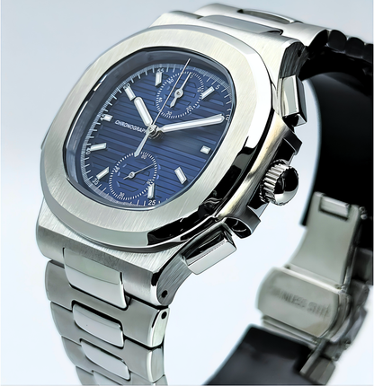 NeoLux Nautilus Chronograph Blue