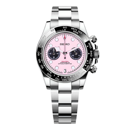 NeoLux Black Bay Chrono Pink