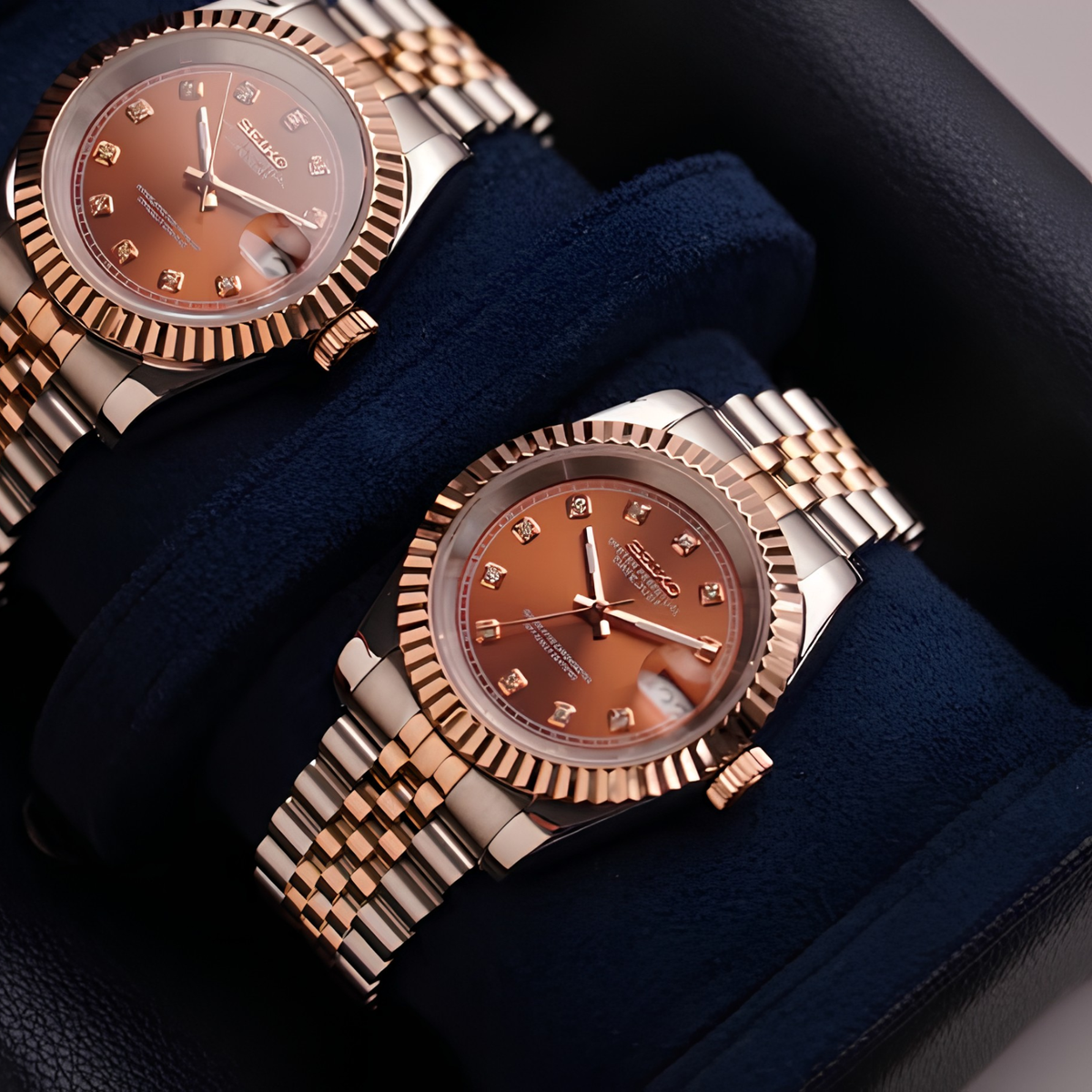 NeoLux Datejust Twotone Chocolate Gem
