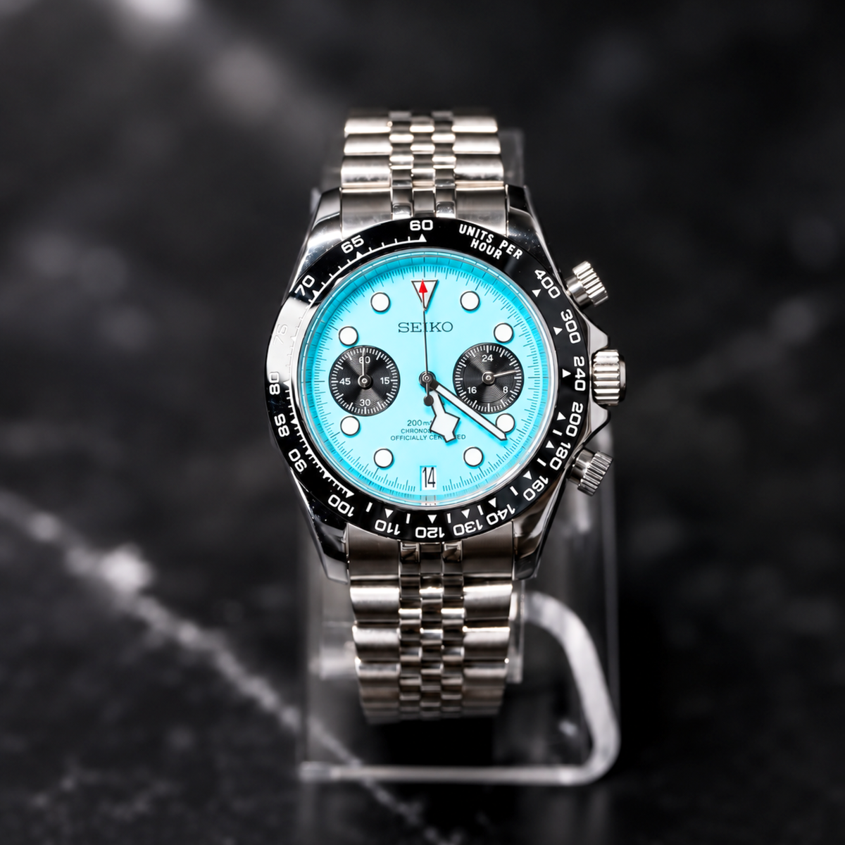 NeoLux Black Bay Chrono Blue