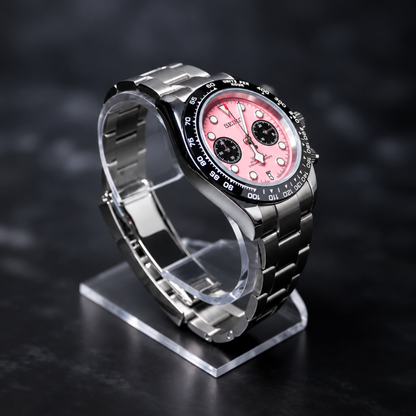 NeoLux Black Bay Chrono Pink
