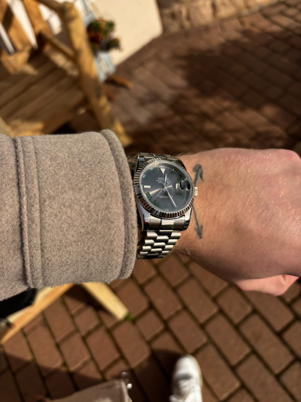 Seiko Mod Datejust Wimbledon