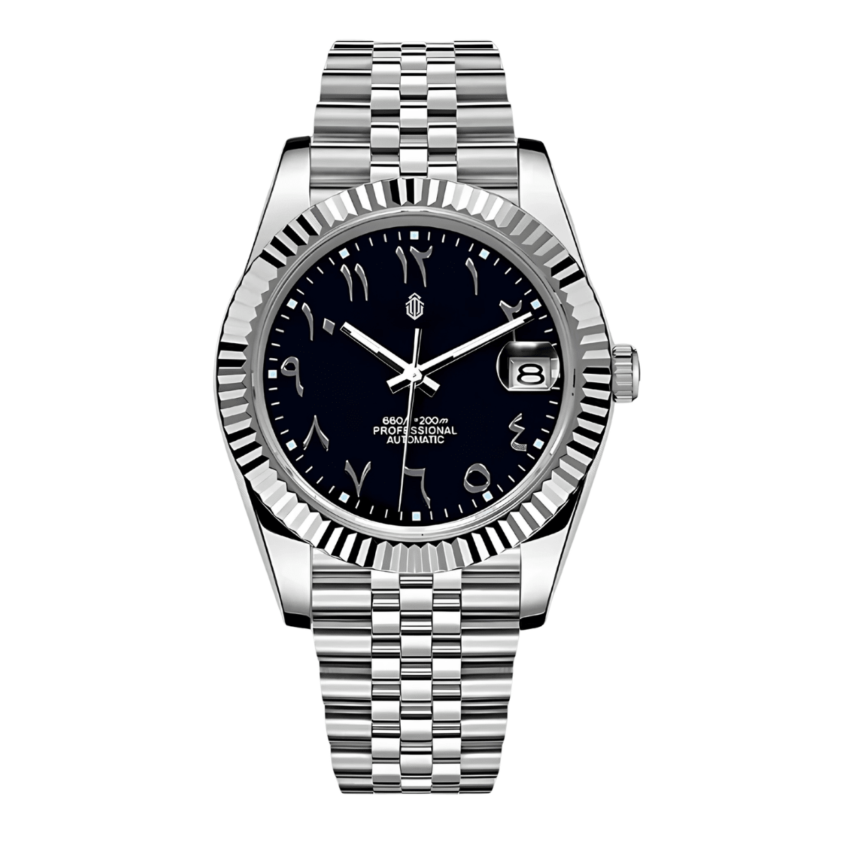 NeoLux Datejust Arabic Black
