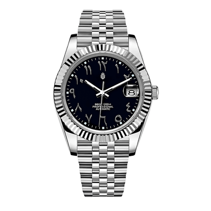 NeoLux Datejust Arabic Black