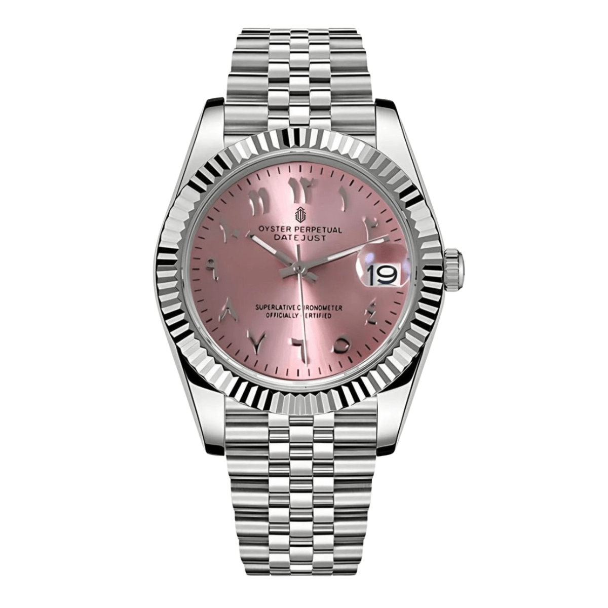 NeoLux Datejust Arabic Pink
