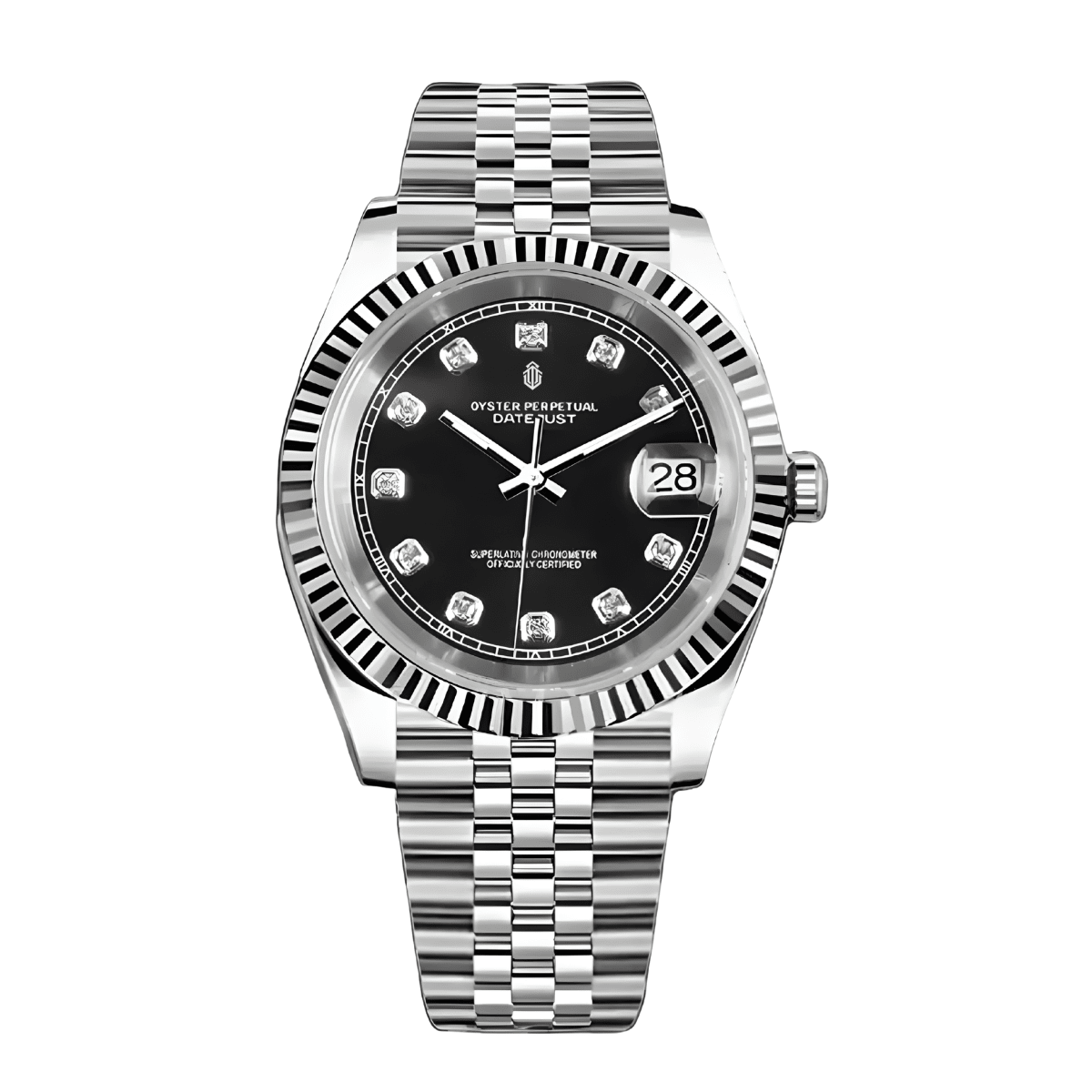 NeoLux Datejust Black Diamond
