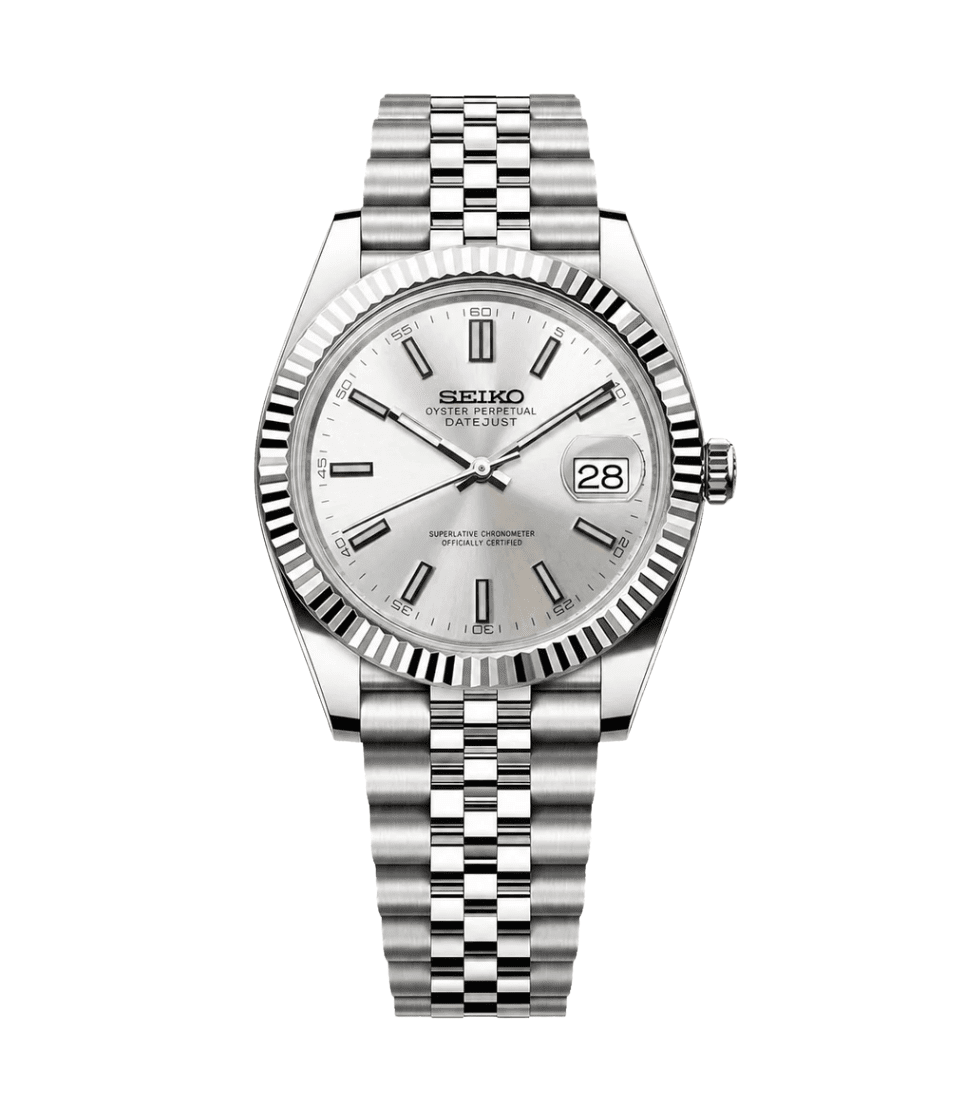 NeoLux Datejust Classic Silver