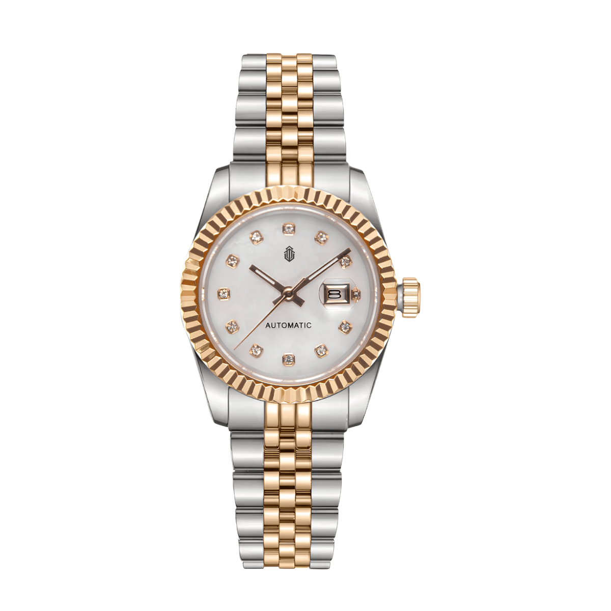 NeoLux Datejust Lady Two - tone Pearl Diamond