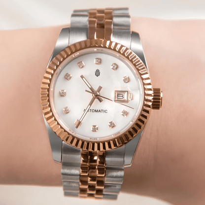 NeoLux Datejust Lady Two - tone Pearl Diamond