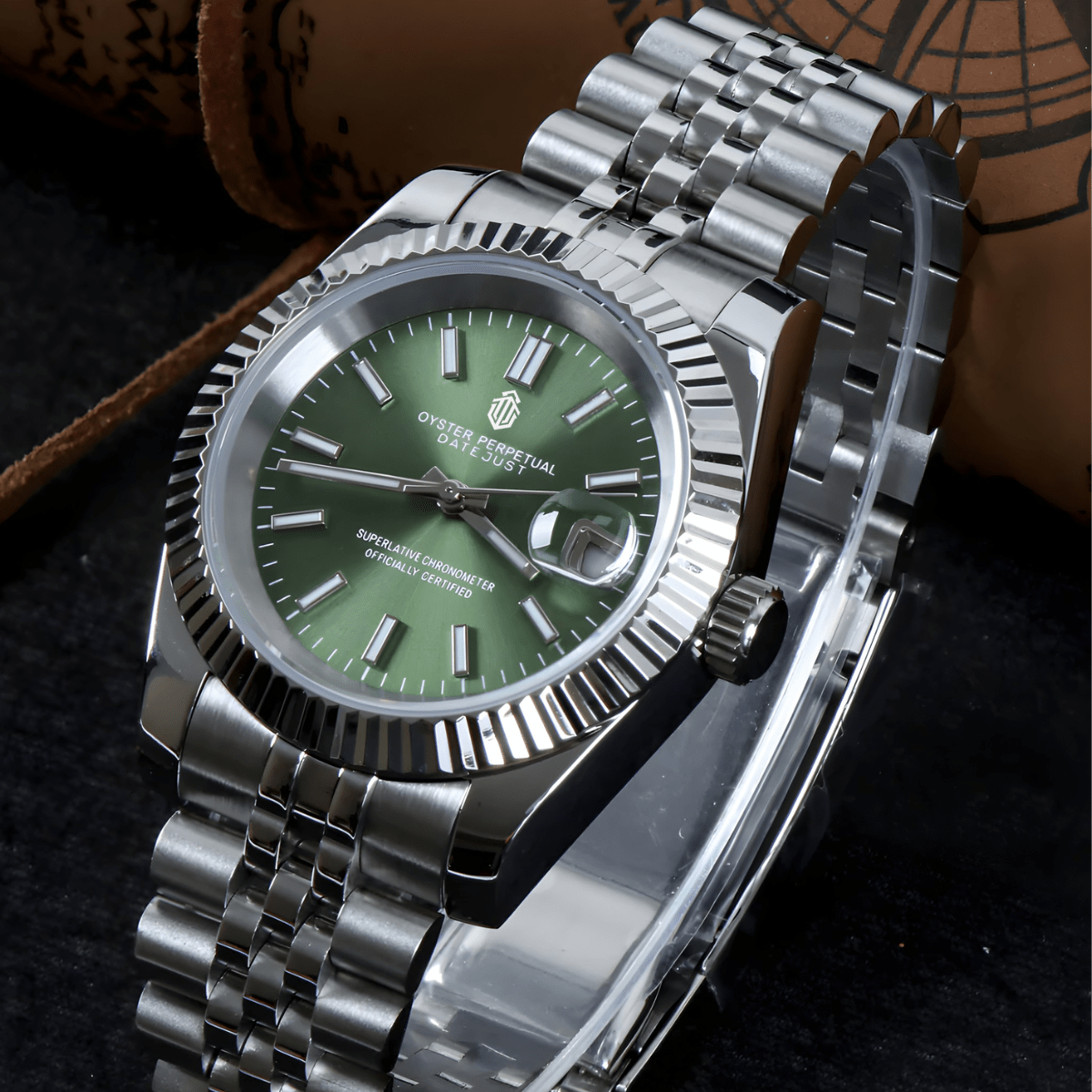 NeoLux Datejust Mint Green