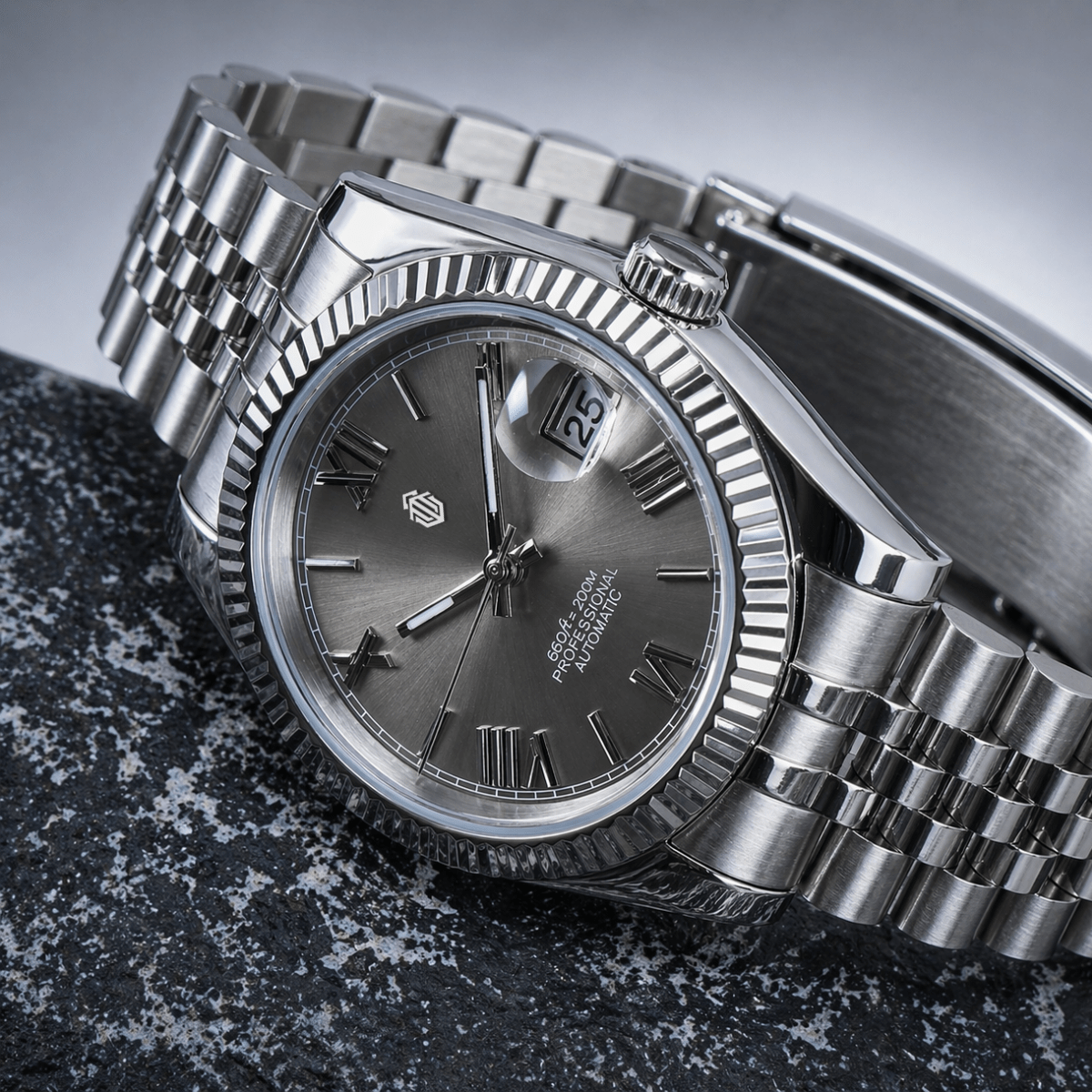 NeoLux Datejust Roman Champagne