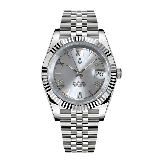 NeoLux Datejust Roman Silver