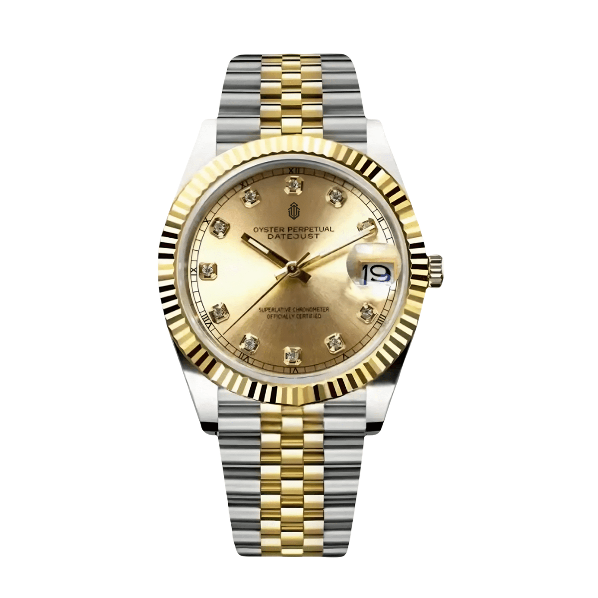 NeoLux Datejust Two - tone Gold Gem