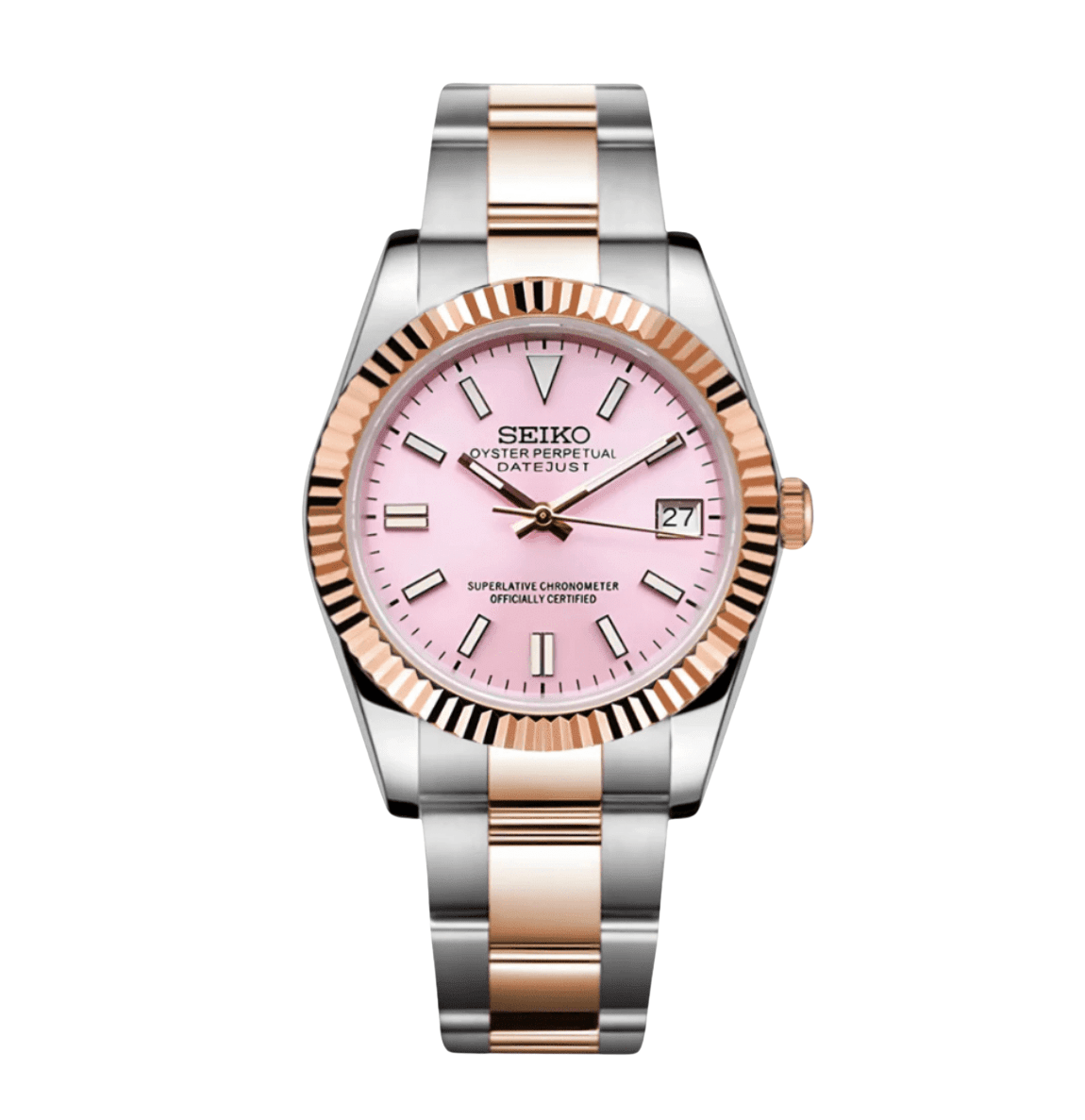 NeoLux Datejust Twotone Pink