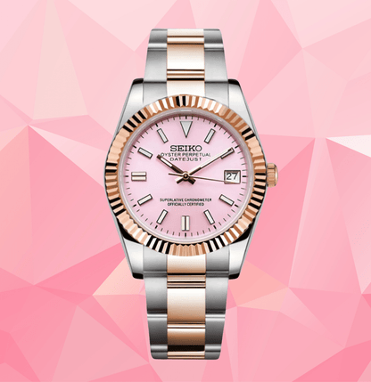 NeoLux Datejust Twotone Pink