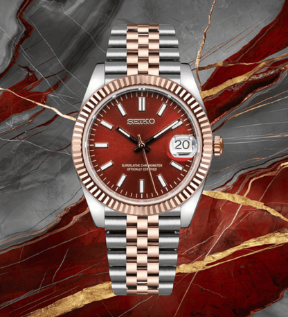 NeoLux Datejust Twotone Red