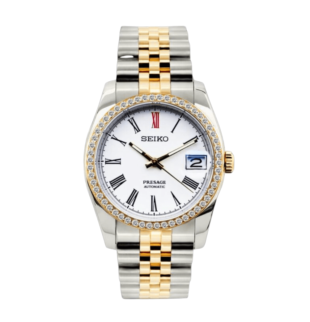 NeoLux Datejust Twotone White Presage Diamond