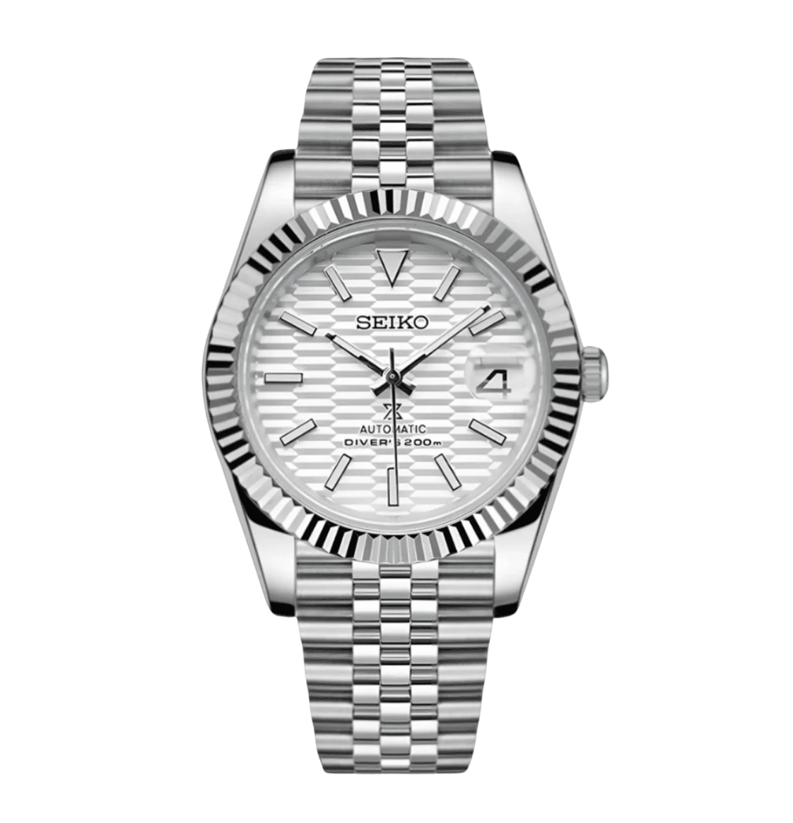NeoLux Datejust White Motif