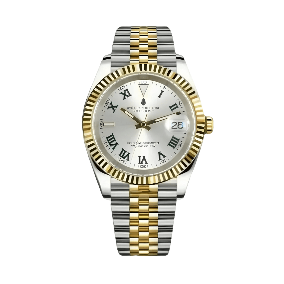 NeoLux Datejust Wimbledon Two - Tone Gold