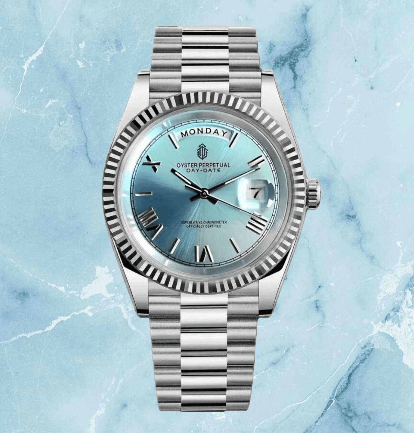 NeoLux Day-Date Ice Blue