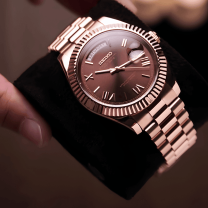 NeoLux Day-Date RG Roman Chocolate