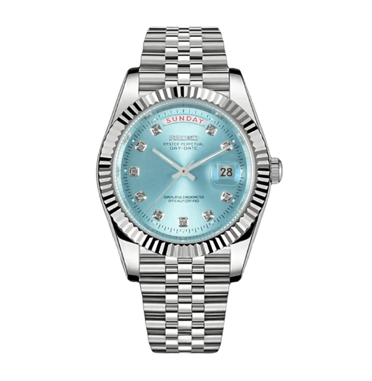 NeoLux Day-Date Sky Blue Gem
