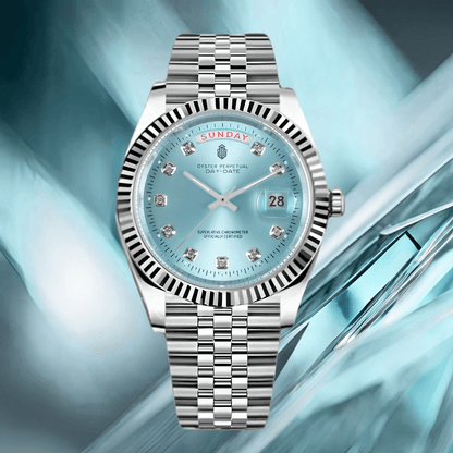 NeoLux Day-Date Sky Blue Gem