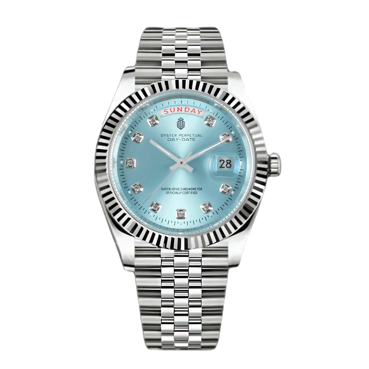 NeoLux Day-Date Sky Blue Gem