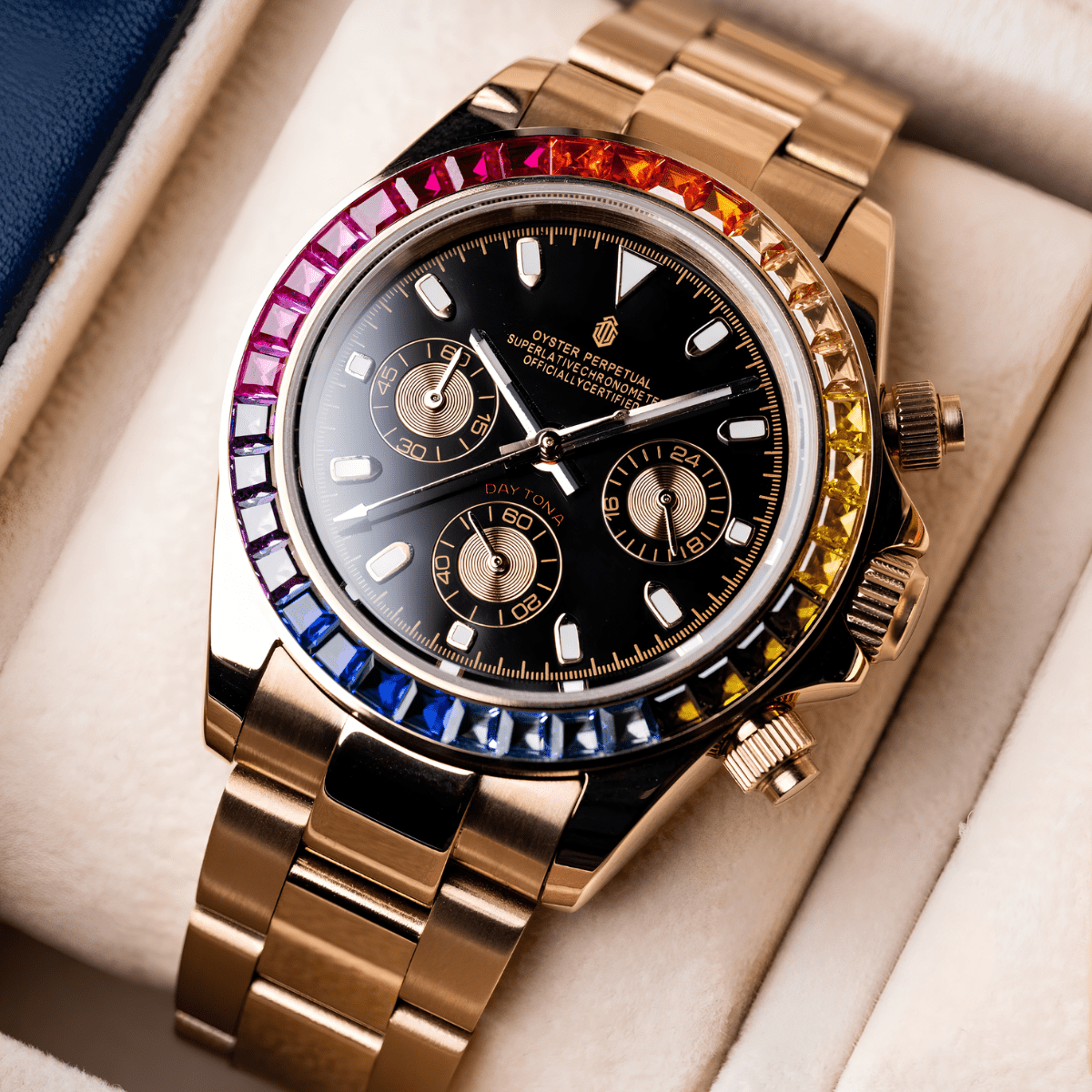 NeoLux Daytona Rose Gold Rainbow
