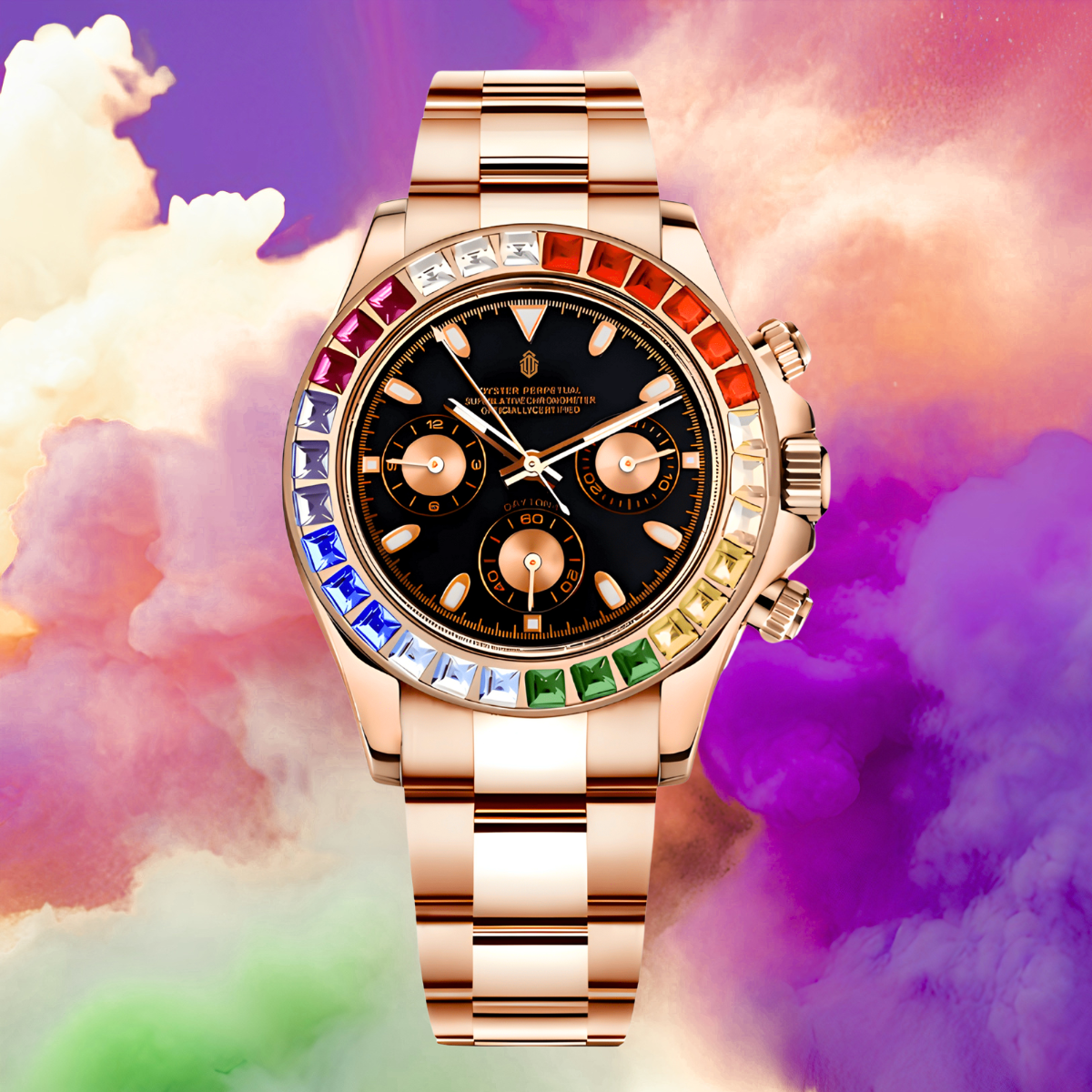 NeoLux Daytona Rose Gold Rainbow