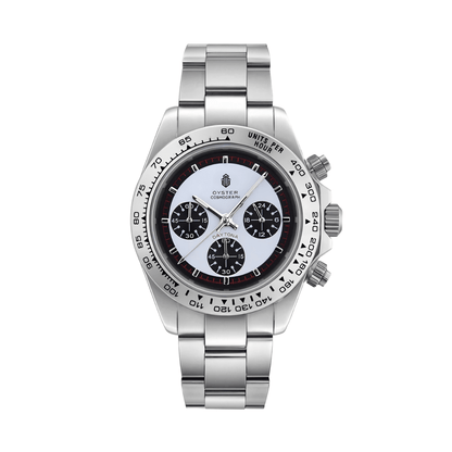 NeoLux Daytona Silver Ceramic Panda