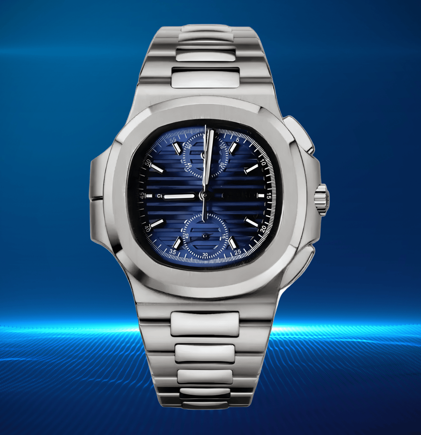 NeoLux Nautilus Chronograph Blue