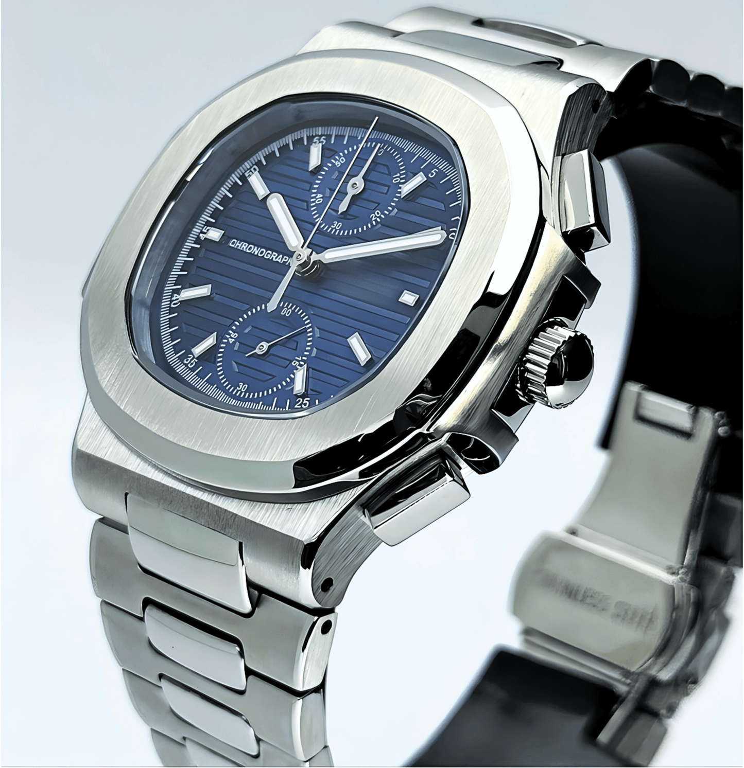 NeoLux Nautilus Chronograph Blue