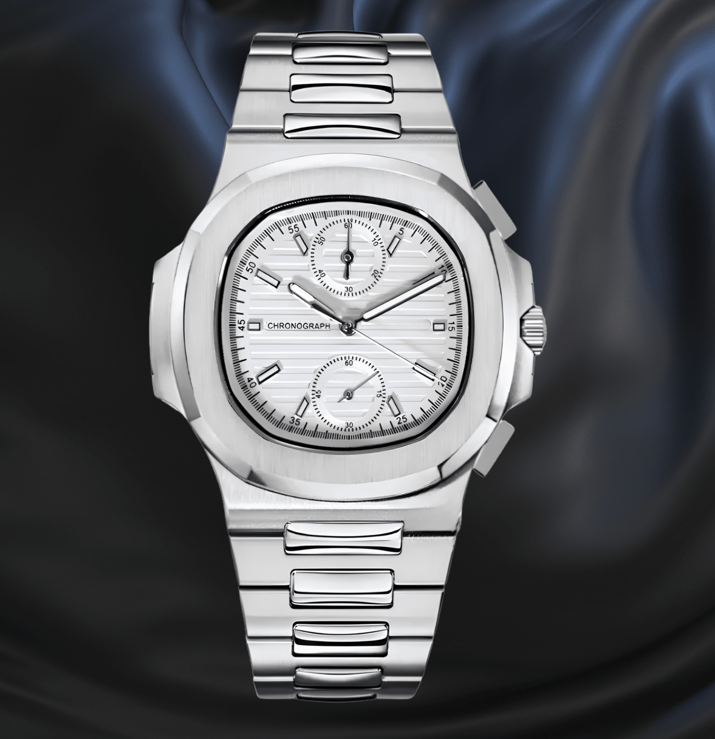 NeoLux Nautilus Chronograph White
