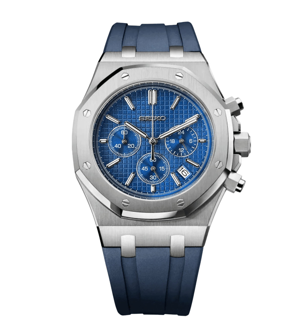 NeoLux Royal Oak Blue Chronograph