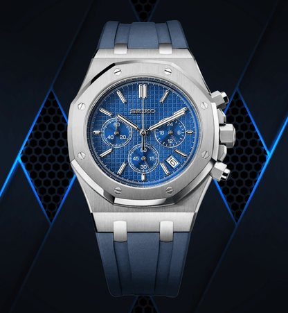 NeoLux Royal Oak Blue Chronograph