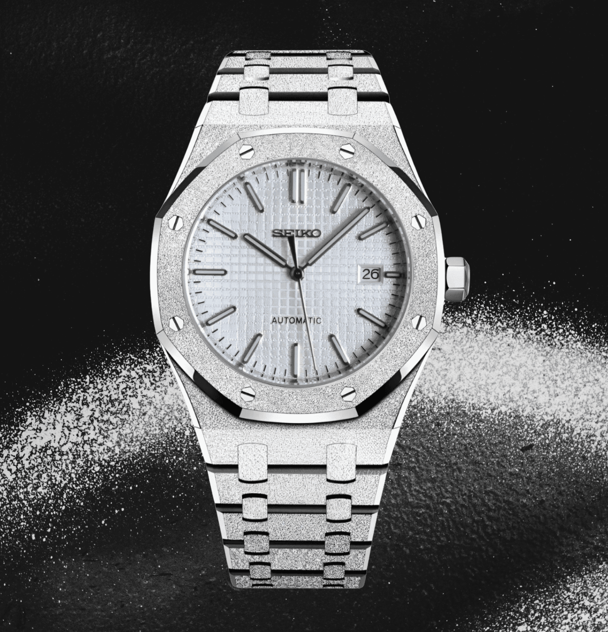 NeoLux Royal Oak Iced Out White