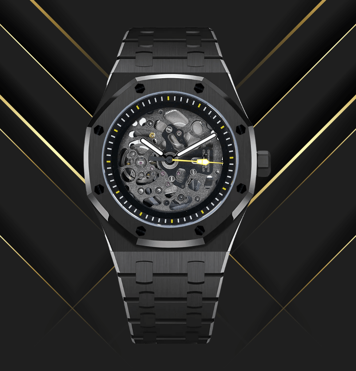 NeoLux Royal Oak Midnight Skeleton