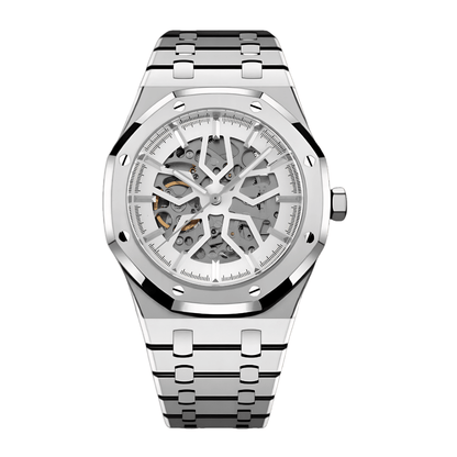 NeoLux Royal Oak Skeleton White