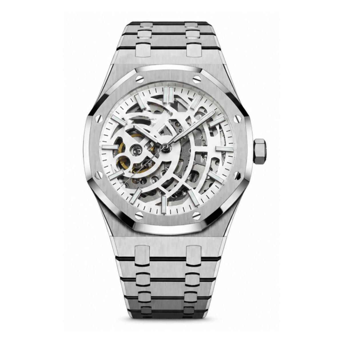NeoLux Royal Oak Skeleton White II
