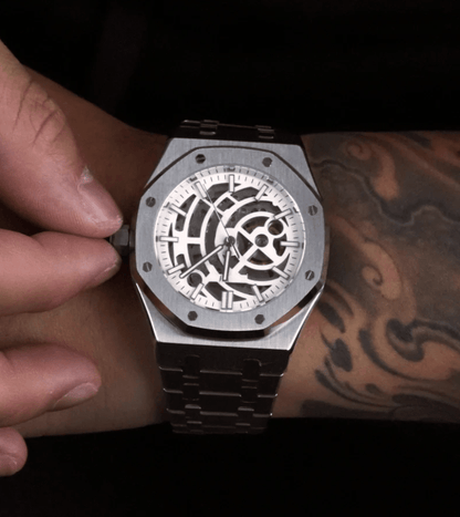 NeoLux Royal Oak Skeleton White II
