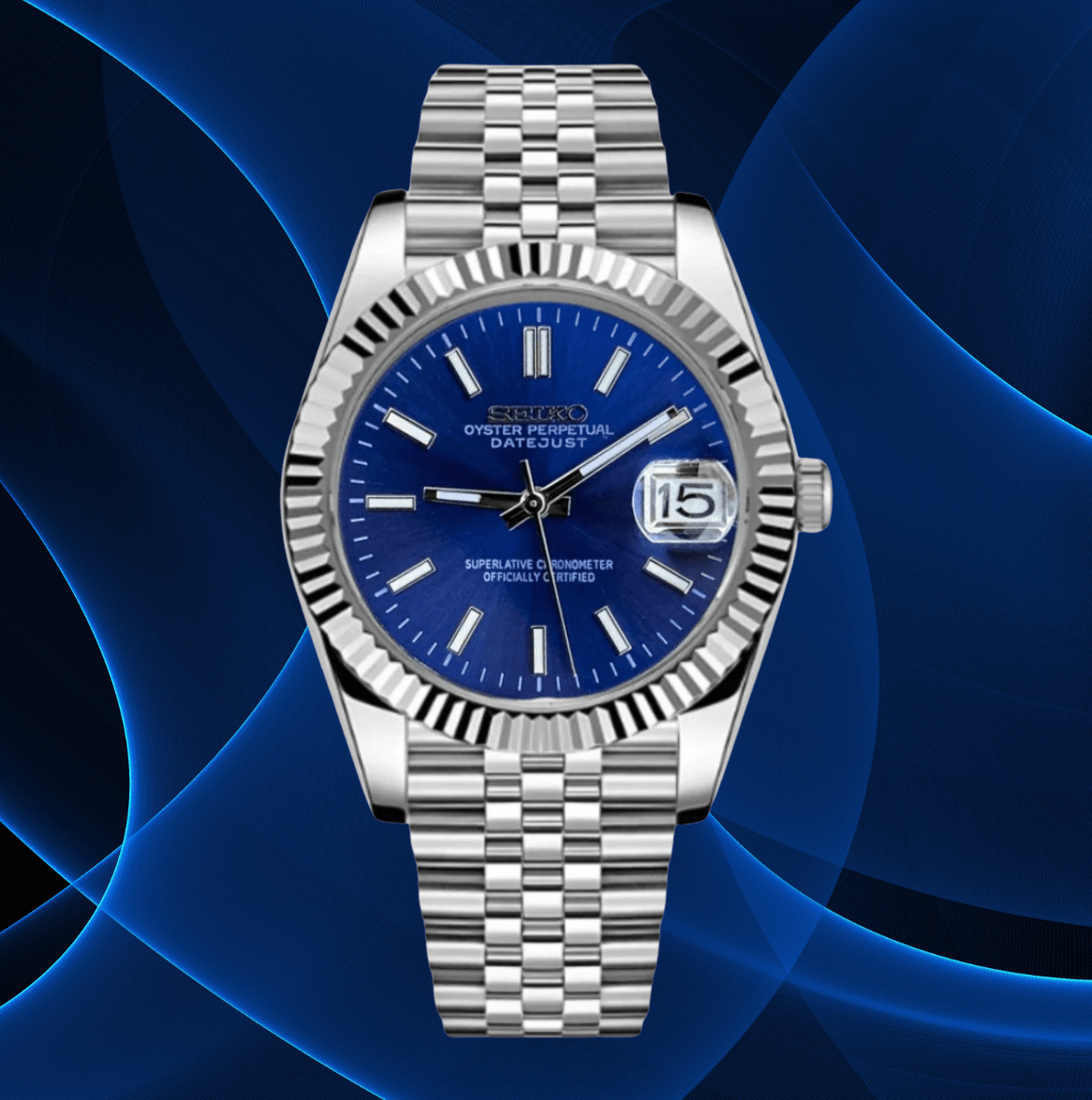 NeoLux Datejust Blue