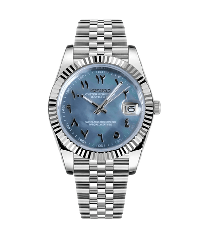NeoLux Datejust Blue Arabic Cosmos
