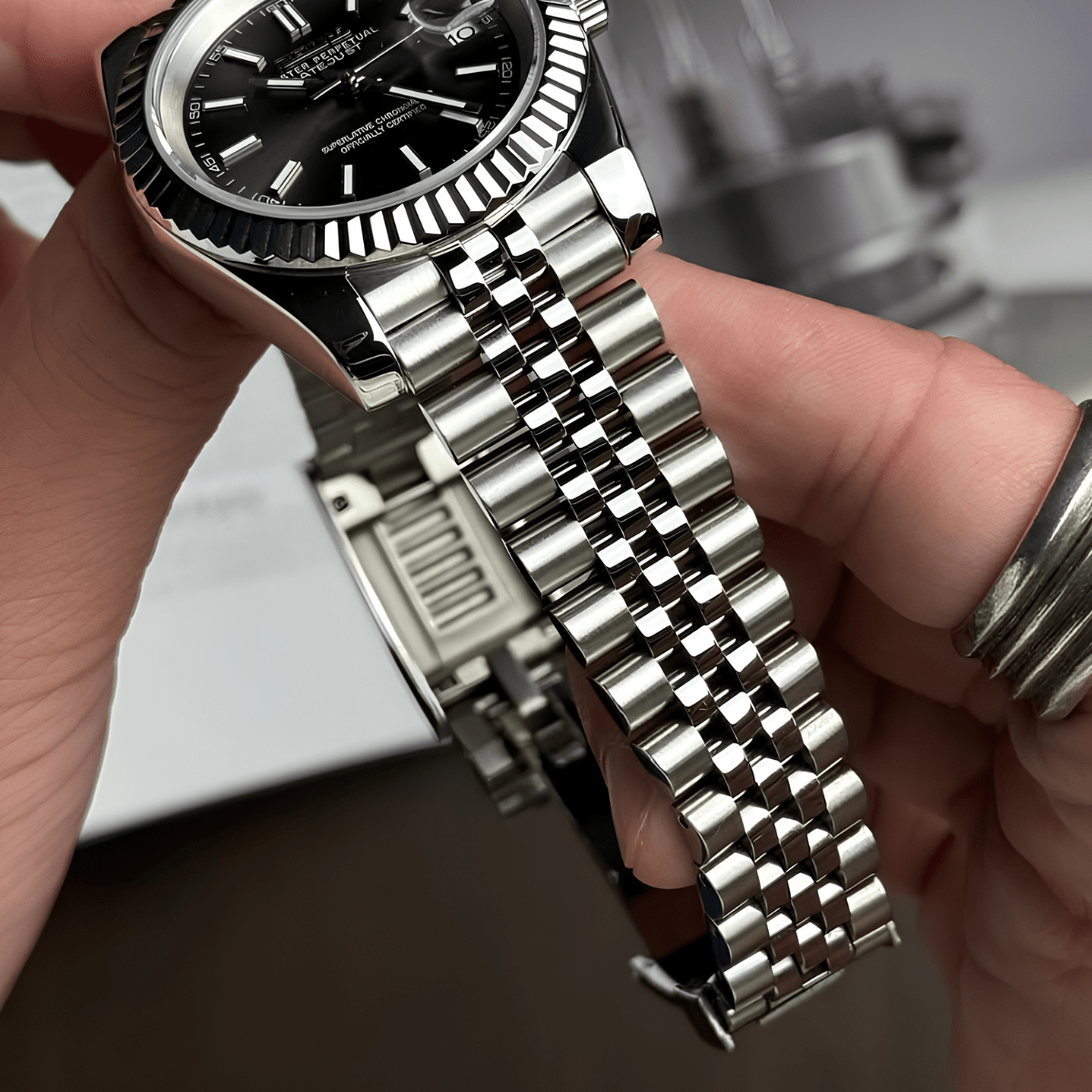 NeoLux Datejust "Rhodium"