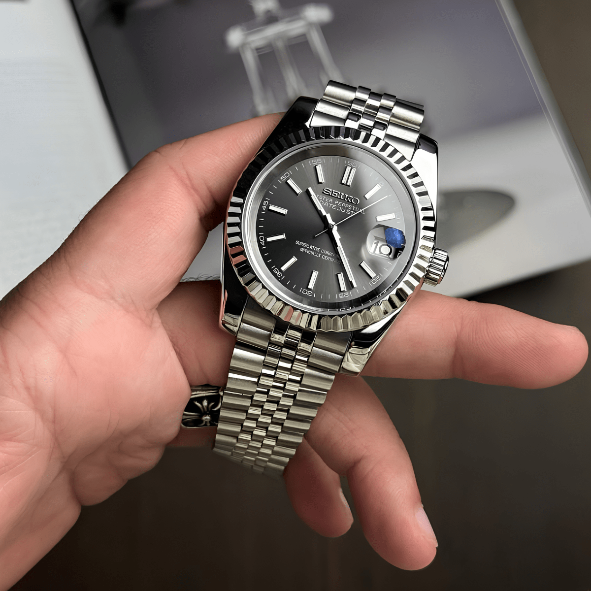 NeoLux Datejust "Rhodium"