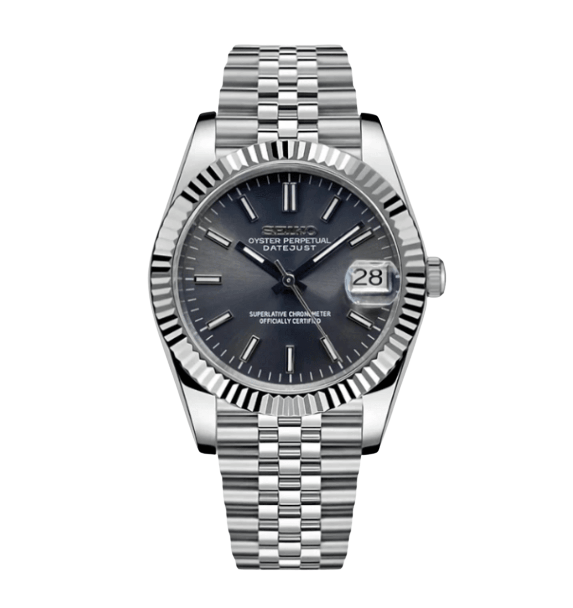 NeoLux Datejust "Rhodium"